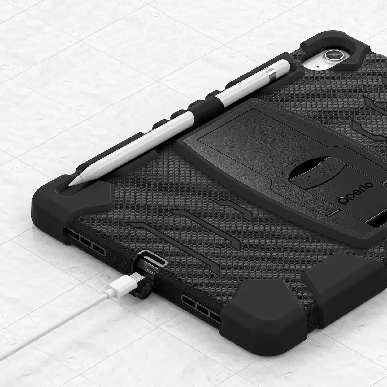 Operlo Basilisk V2 — Rugged iPad Case with Built-In Screen Protector