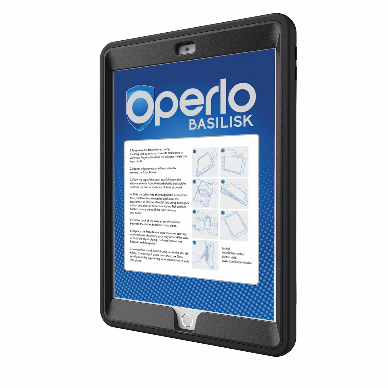 Operlo Basilisk V1 — Rugged Case for iPad 10.2″ (7th/8th/9th Gen)