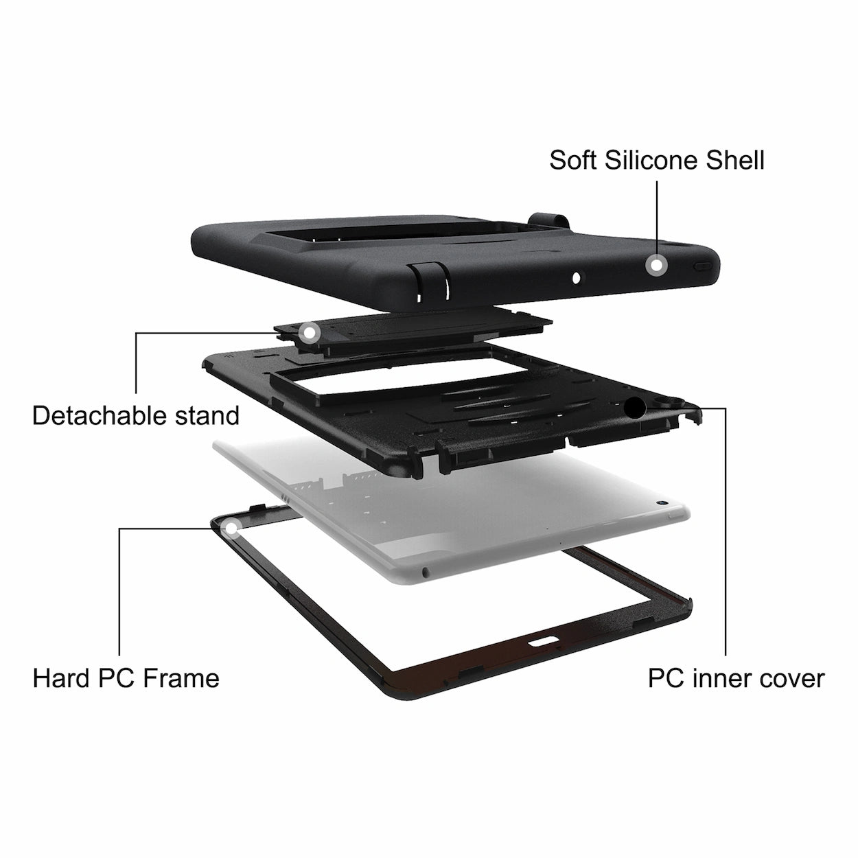 Operlo Basilisk V1 — Rugged Case for iPad 10.2″ (7th/8th/9th Gen)